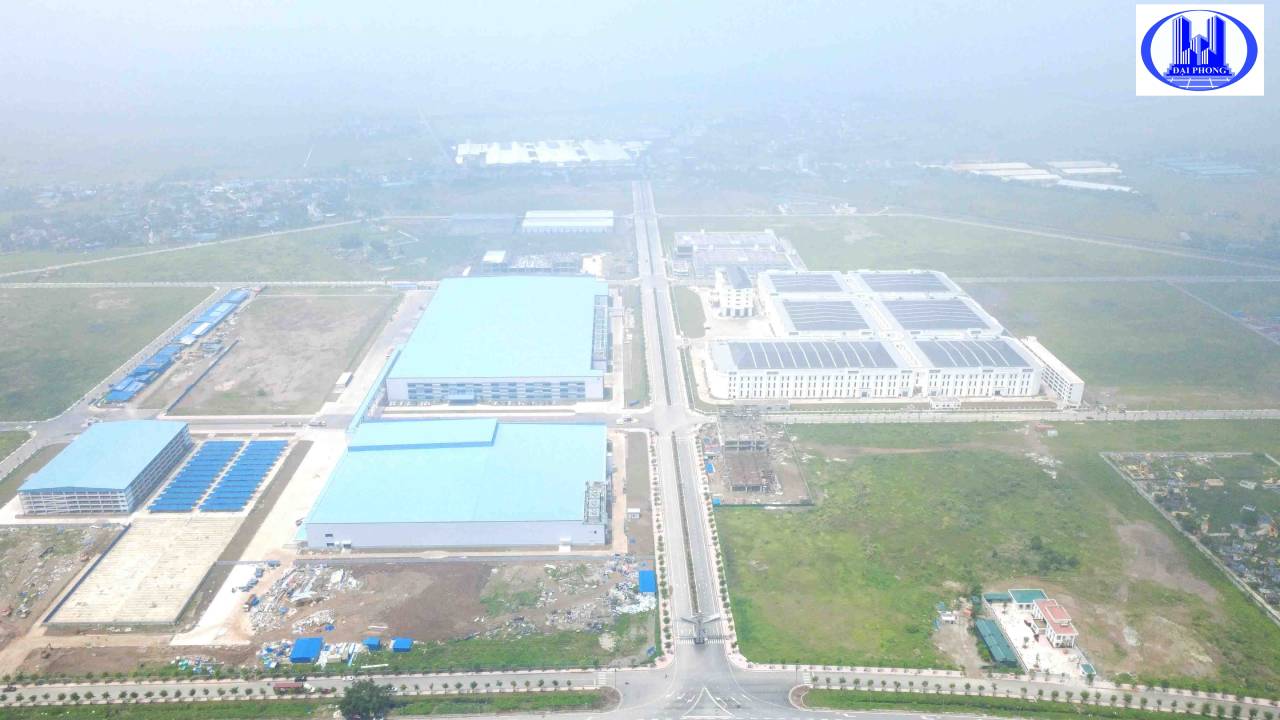 Hình ảnh Khu công nghiệp Mỹ Thuận, Nam Định, minh họa lợi thế sở hữu nhà xưởng khu công nghiệp với hạ tầng phát triển.