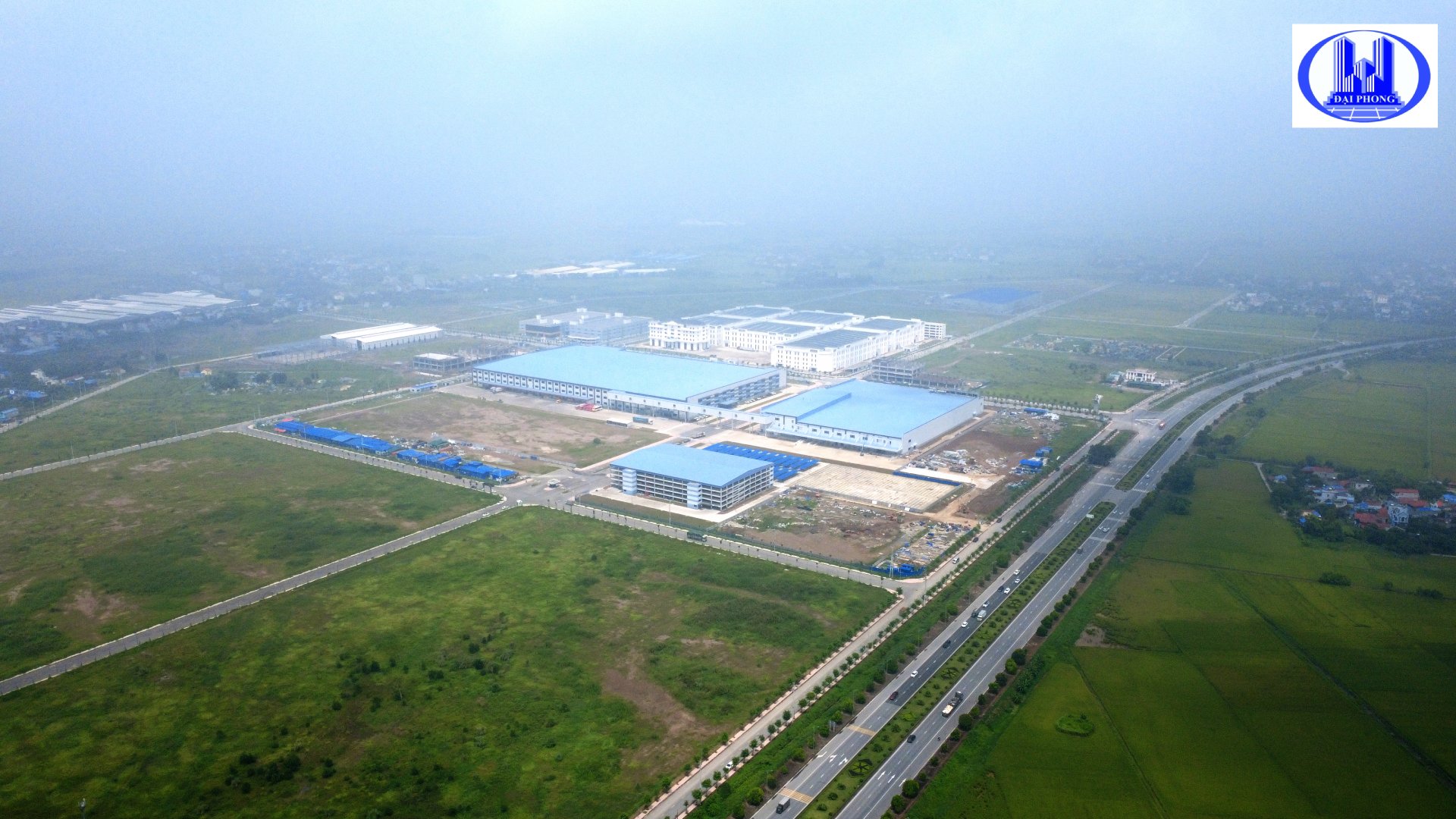 Khu công nghiệp Mỹ Thuận nhìn từ trên cao với định hướng phát triển ESG