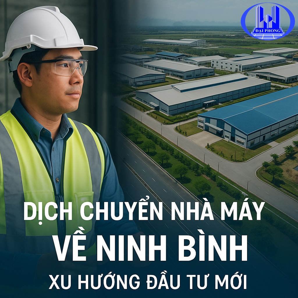 Khu công nghiệp hiện đại tại Ninh Bình – xu hướng dịch chuyển nhà máy từ Bắc Ninh, Hưng Yên.