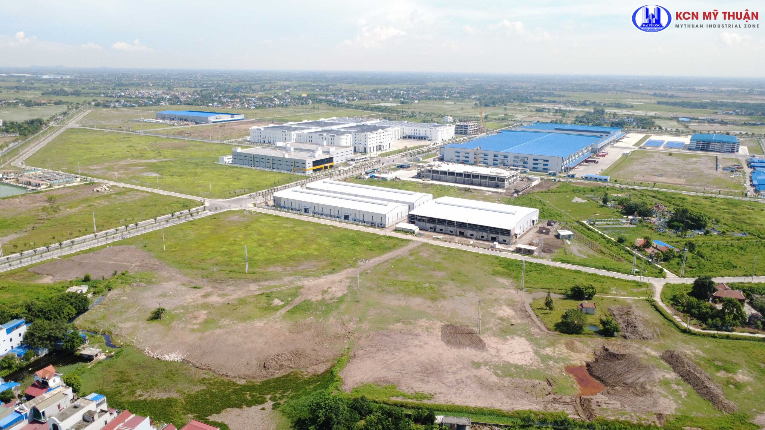 Toàn cảnh khu công nghiệp nhìn từ trên cao